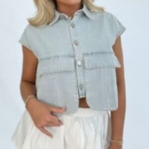 Denim vest/top